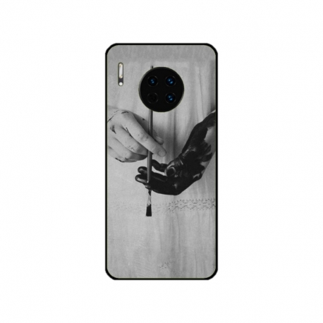 Husa personalizata tip carcasa HQPrint pentru Huawei Mate 30 Pro, model Black Paint, multicolor, S1D1M0336