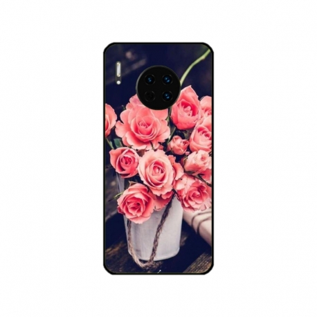 Husa personalizata tip carcasa HQPrint pentru Huawei Mate 30 Pro, model Flowers 22, multicolor, S1D1M0379