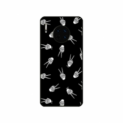 Husa personalizata tip carcasa HQPrint pentru Huawei Mate 30 Pro, model OK Skelly, multicolor, S1D1M0388