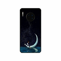 Husa personalizata tip carcasa HQPrint pentru Huawei Mate 30, model Moon Fishing, multicolor, S1D1M0270