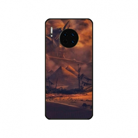 Husa personalizata tip carcasa HQPrint pentru Huawei Mate 30, model Anubis, multicolor, S1D1M0281
