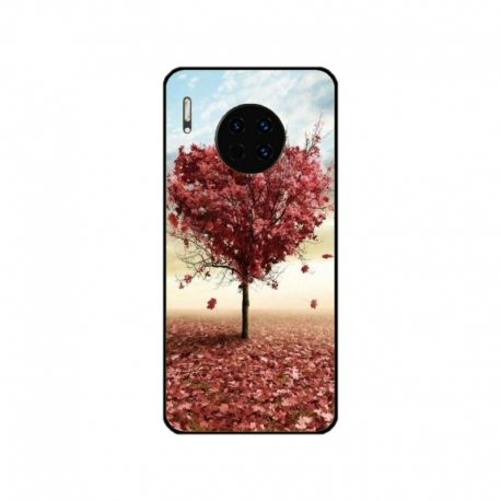 Husa personalizata tip carcasa HQPrint pentru Huawei Mate 30, model Heart Tree, multicolor, S1D1M0293