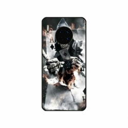 Husa personalizata tip carcasa HQPrint pentru Huawei Mate 30, model Skeleton Cards, multicolor, S1D1M0301