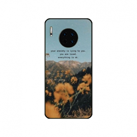 Husa personalizata tip carcasa HQPrint pentru Huawei Mate 30, model Quote 1, multicolor, S1D1M0306