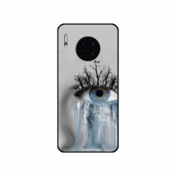 Husa personalizata tip carcasa HQPrint pentru Huawei Mate 30, model Teary Eye, multicolor, S1D1M0307