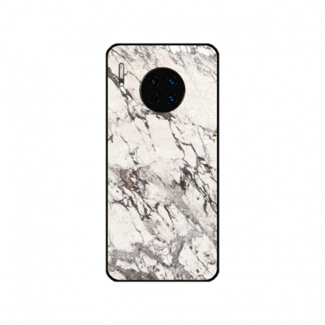 Husa personalizata tip carcasa HQPrint pentru Huawei Mate 30, model White Marble, multicolor, S1D1M0325