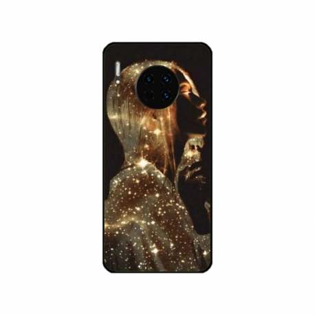 Husa personalizata tip carcasa HQPrint pentru Huawei Mate 30, model Golden Girl, multicolor, S1D1M0350