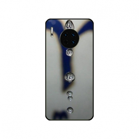 Husa personalizata tip carcasa HQPrint pentru Huawei Mate 30, model Droplets, multicolor, S1D1M0353