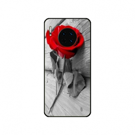 Husa personalizata tip carcasa HQPrint pentru Huawei Mate 30, model Rose, multicolor, S1D1M0384