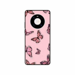 Husa personalizata tip carcasa HQPrint pentru Huawei Mate 40, model Butterfly 7, multicolor, S1D1M0076