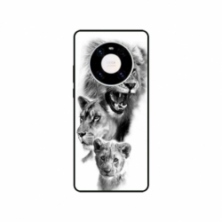 Husa personalizata tip carcasa HQPrint pentru Huawei Mate 40, model Lion 3, multicolor, S1D1M0118