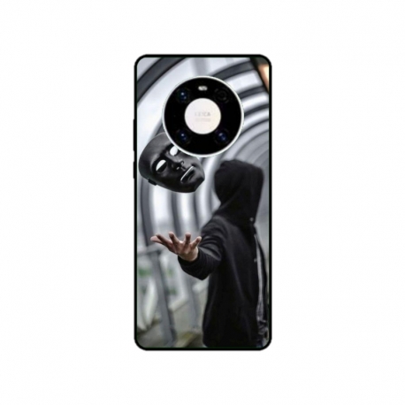 Husa personalizata tip carcasa HQPrint pentru Huawei Mate 40, model Mask, multicolor, S1D1M0199