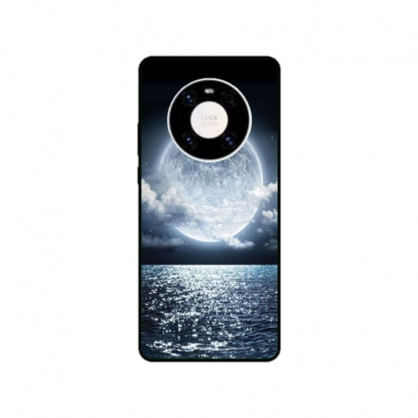 Husa personalizata tip carcasa HQPrint pentru Huawei Mate 40, model Moon Sky, multicolor, S1D1M0228