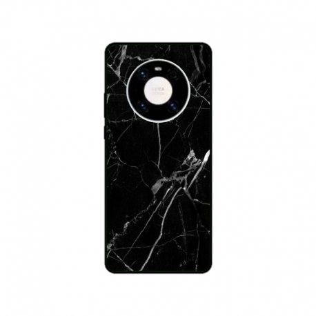 Husa personalizata tip carcasa HQPrint pentru Huawei Mate 40, model Black Marble, multicolor, S1D1M0229