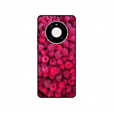 Husa personalizata tip carcasa HQPrint pentru Huawei Mate 40, model Zmeura, multicolor, S1D1M0234