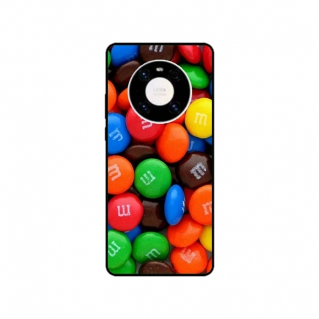 Husa personalizata tip carcasa HQPrint pentru Huawei Mate 40, model MandM, multicolor, S1D1M0257