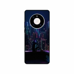 Husa personalizata tip carcasa HQPrint pentru Huawei Mate 40, model Neon City, multicolor, S1D1M0260
