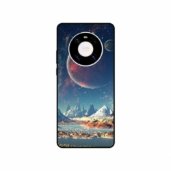 Husa personalizata tip carcasa HQPrint pentru Huawei Mate 40, model Alien Planet, multicolor, S1D1M0264