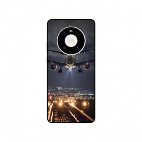 Husa personalizata tip carcasa HQPrint pentru Huawei Mate 40, model Airplane Landing, multicolor, S1D1M0266