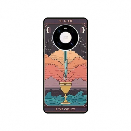 Husa personalizata tip carcasa HQPrint pentru Huawei Mate 40, model Tarrot, multicolor, S1D1M0267