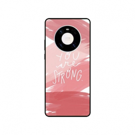 Husa personalizata tip carcasa HQPrint pentru Huawei Mate 40, model You are Strong, multicolor, S1D1M0275