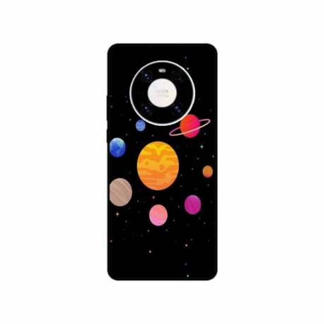 Husa personalizata tip carcasa HQPrint pentru Huawei Mate 40, model Colorful Galaxy, multicolor, S1D1M0283