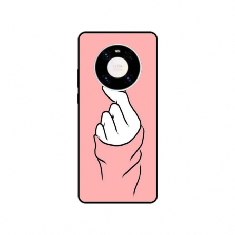 Husa personalizata tip carcasa HQPrint pentru Huawei Mate 40, model Heart Snap, multicolor, S1D1M0285