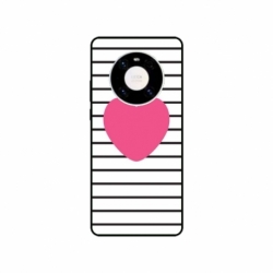 Husa personalizata tip carcasa HQPrint pentru Huawei Mate 40, model Heart, multicolor, S1D1M0291