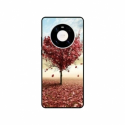 Husa personalizata tip carcasa HQPrint pentru Huawei Mate 40, model Heart Tree, multicolor, S1D1M0293