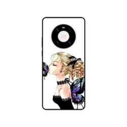 Husa personalizata tip carcasa HQPrint pentru Huawei Mate 40, model Butterfly Fairy, multicolor, S1D1M0294