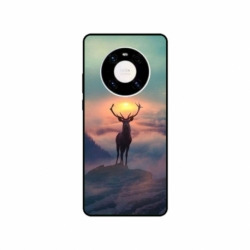 Husa personalizata tip carcasa HQPrint pentru Huawei Mate 40, model Antlers, multicolor, S1D1M0303