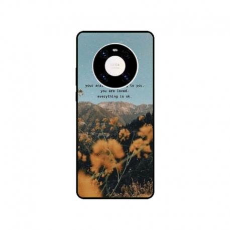 Husa personalizata tip carcasa HQPrint pentru Huawei Mate 40, model Quote 1, multicolor, S1D1M0306