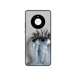 Husa personalizata tip carcasa HQPrint pentru Huawei Mate 40, model Teary Eye, multicolor, S1D1M0307