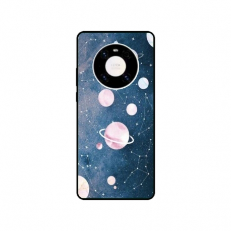 Husa personalizata tip carcasa HQPrint pentru Huawei Mate 40, model Solar System, multicolor, S1D1M0313