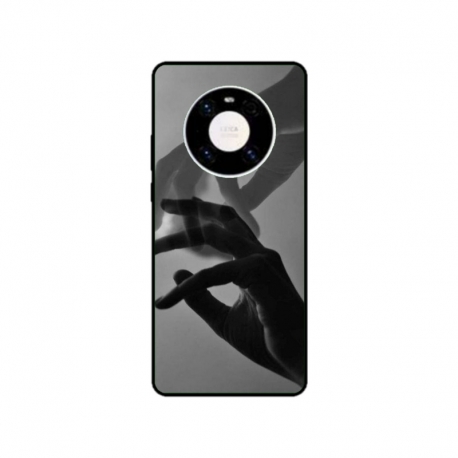 Husa personalizata tip carcasa HQPrint pentru Huawei Mate 40, model Hand Reach, multicolor, S1D1M0318