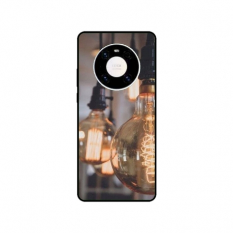 Husa personalizata tip carcasa HQPrint pentru Huawei Mate 40, model Lightbulb, multicolor, S1D1M0322