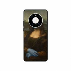 Husa personalizata tip carcasa HQPrint pentru Huawei Mate 40, model Covid Mona Lisa, multicolor, S1D1M0327