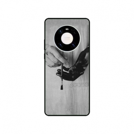 Husa personalizata tip carcasa HQPrint pentru Huawei Mate 40, model Black Paint, multicolor, S1D1M0336