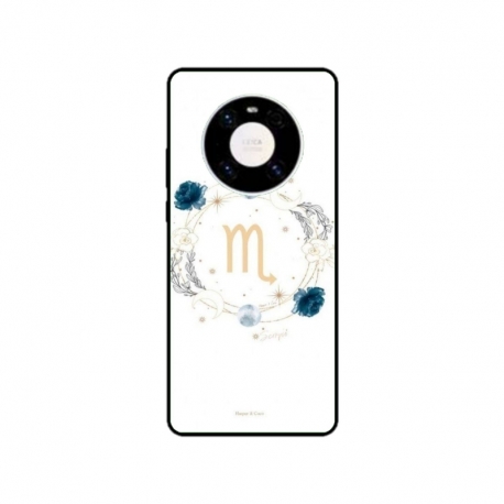 Husa personalizata tip carcasa HQPrint pentru Huawei Mate 40, model Zodiac Circle, multicolor, S1D1M0349