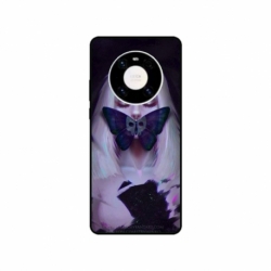 Husa personalizata tip carcasa HQPrint pentru Huawei Mate 40, model Butterfly Mouth 1, multicolor, S1D1M0351