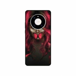 Husa personalizata tip carcasa HQPrint pentru Huawei Mate 40, model Butterfly Mouth 2, multicolor, S1D1M0352