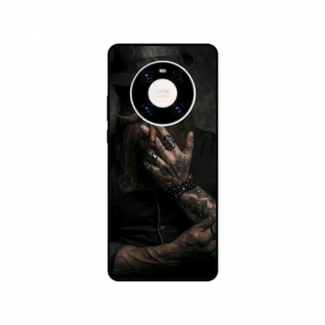Husa personalizata tip carcasa HQPrint pentru Huawei Mate 40, model Beard Man, multicolor, S1D1M0355
