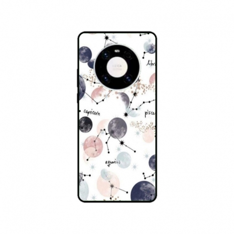 Husa personalizata tip carcasa HQPrint pentru Huawei Mate 40, model Abstract 6, multicolor, S1D1M0372