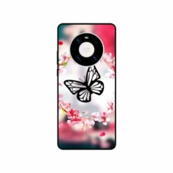 Husa personalizata tip carcasa HQPrint pentru Huawei Mate 40, model Butterfly 8, multicolor, S1D1M0380