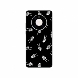 Husa personalizata tip carcasa HQPrint pentru Huawei Mate 40, model OK Skelly, multicolor, S1D1M0388