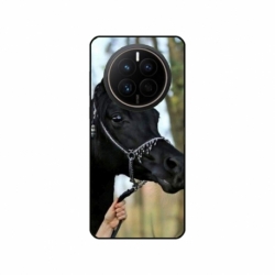 Husa personalizata tip carcasa HQPrint pentru Huawei Mate 50 Pro, model Black Horse, multicolor, S1D1M0019
