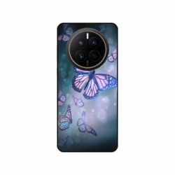 Husa personalizata tip carcasa HQPrint pentru Huawei Mate 50 Pro, model Butterfly 1, multicolor, S1D1M0028