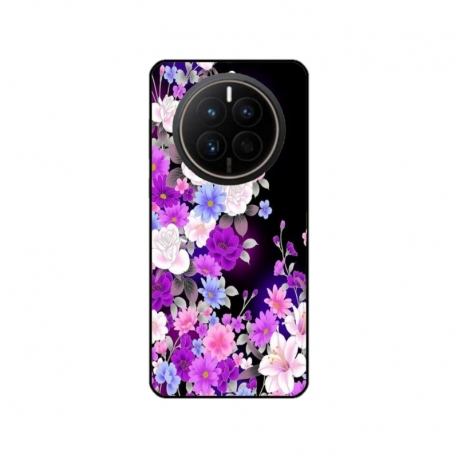 Husa personalizata tip carcasa HQPrint pentru Huawei Mate 50 Pro, model Flowers 3, multicolor, S1D1M0039