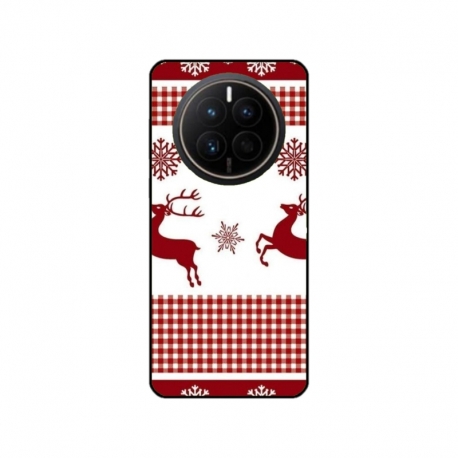 Husa personalizata tip carcasa HQPrint pentru Huawei Mate 50 Pro, model Reindeer 1, multicolor, S1D1M0051