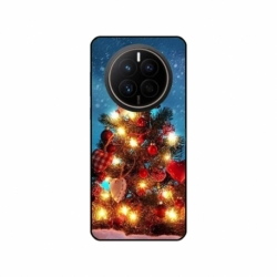 Husa personalizata tip carcasa HQPrint pentru Huawei Mate 50 Pro, model Christmas Tree 2, multicolor, S1D1M0058